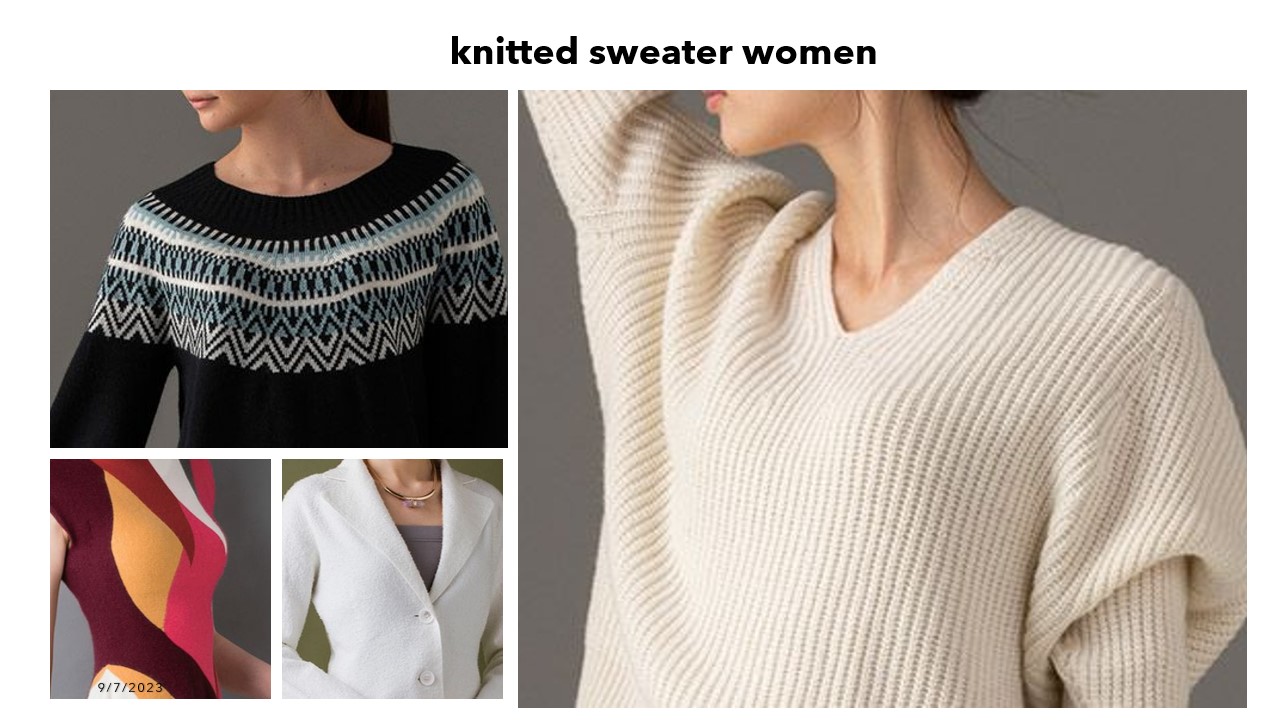 Seamless Knitted Sweater Image 1